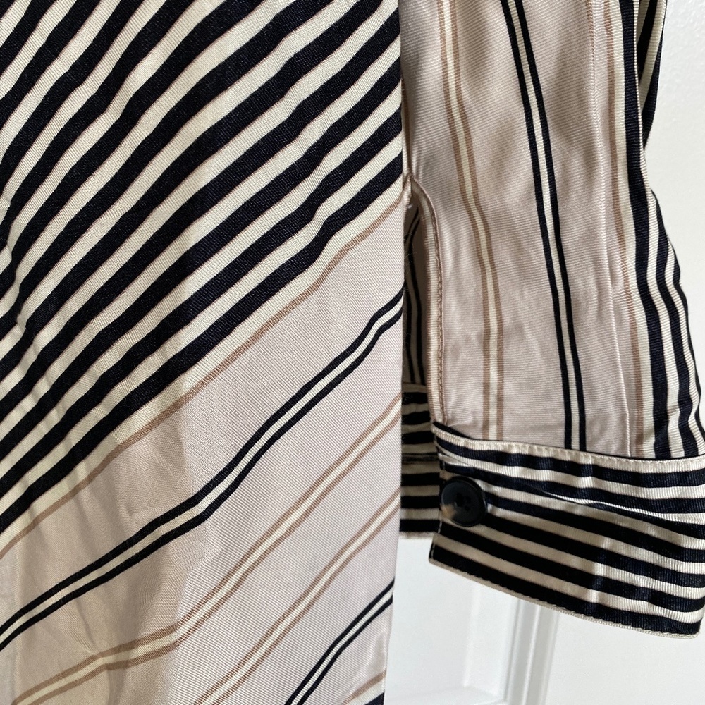 Ann Taylor Striped Midi Dress Womens Size S - Picture 5 of 6